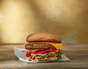 Image showing fresh tasty burger