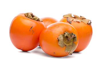 Image showing Persimmon fruits on white 