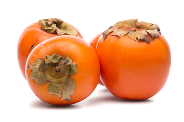 Image showing Persimmon fruits on white 