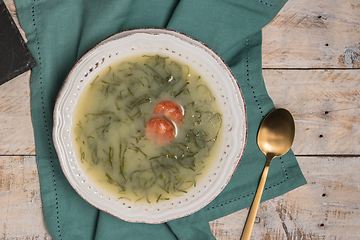 Image showing Caldo verde soup