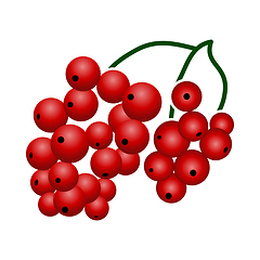 Image showing Icon Of Black Currant In Ui Colors