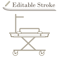 Image showing Medical Stretcher Icon