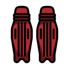 Image showing Cricket Leg Protection Icon