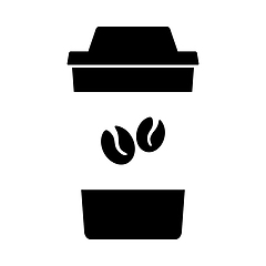 Image showing Outdoor Paper Cofee Cup Icon