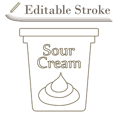 Image showing Sour Cream Icon