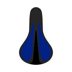 Image showing Bike Seat Icon Top View