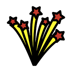 Image showing Fireworks Icon