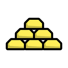 Image showing Gold Bullion Icon