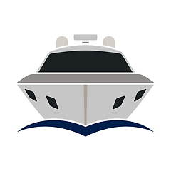 Image showing Motor Yacht Icon