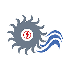 Image showing Water Turbine Icon