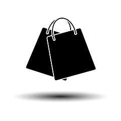 Image showing Two Shopping Bags Icon