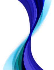 Image showing Blue Abstract Twist