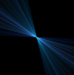 Image showing Blue Space Vortex