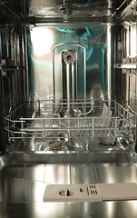 Image showing dishwasher machine  background