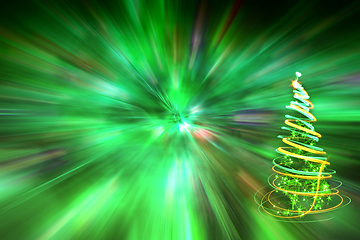 Image showing color christmas tree