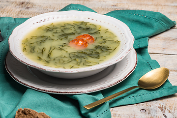 Image showing Caldo verde soup