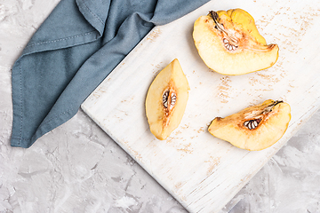 Image showing Quince fruit parts