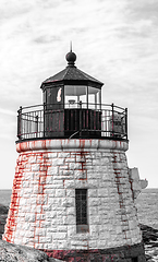 Image showing castle hill lighthouse in newport rhode island