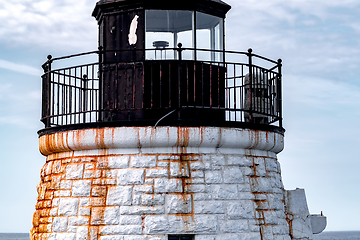 Image showing castle hill lighthouse in newport rhode island