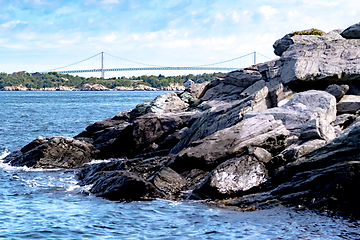 Image showing castle hill lighthouse in newport rhode island