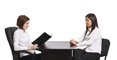 Image showing Business interview