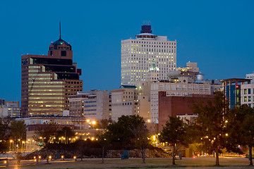 Image showing Memphis skyline