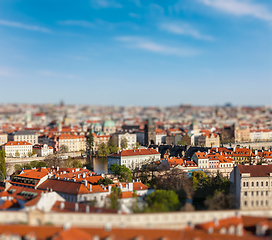Image showing Aerial view of Praha from Prague Castle