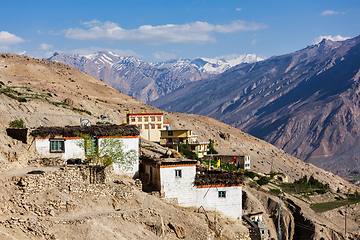 Image showing Dhankar village, Spiti valley