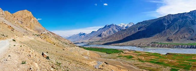 Image showing Ki monastery. Spiti Valley, India