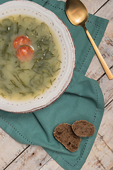 Image showing Caldo verde soup