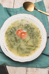 Image showing Caldo verde soup