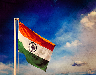 Image showing Indian flag of India