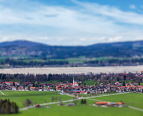 Image showing German countryside and village