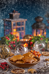 Image showing Christmas gingerbread cookies