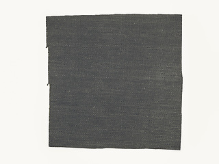 Image showing Vintage looking Black fabric sample