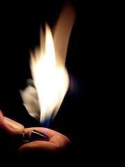 Image showing Flame from a lighter