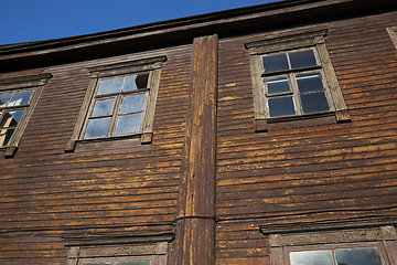 Image showing abandoned old wooden house