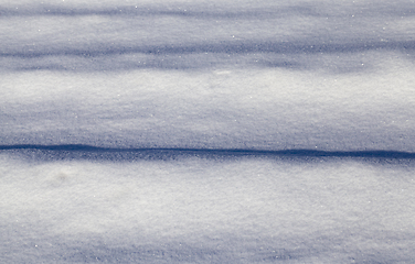 Image showing white pure snow