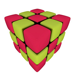 Image showing 3d Cubes