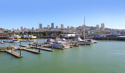 Image showing harbour in San Francisco