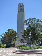 Image showing Coit Tower at Telegraph Hill