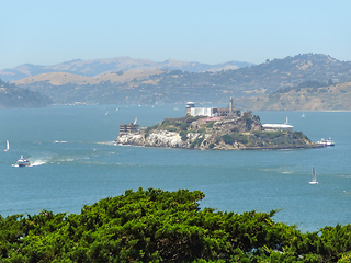 Image showing Alcatraz Island in San Francisco Bay
