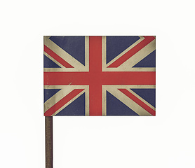 Image showing Vintage looking UK Flag