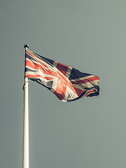 Image showing Vintage looking United Kingdom flag