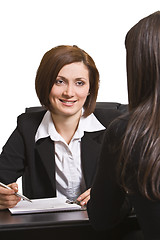 Image showing Business interview