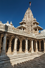 Image showing Jain temple in Ranakpur. Rajasthan, India