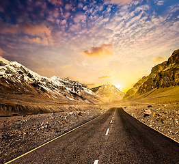 Image showing Road in mountains