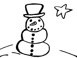 Image showing snowman