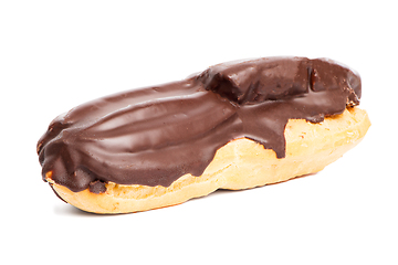 Image showing Chocolate eclair pastry 