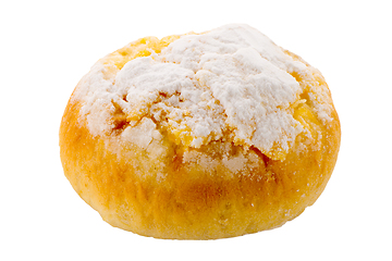 Image showing Traditional Portuguese coconut pastry called Pao de Deus